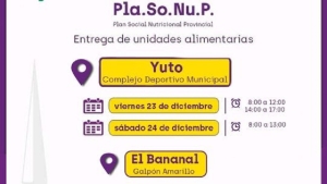 Comer en Casa: Entregar&aacute;n unidades alimentarias en Yuto y Purmamarca
