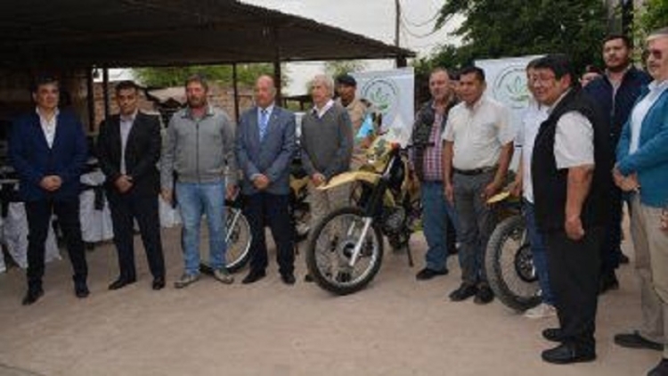 La Polic&iacute;a Rural recibi&oacute; motos destinadas al patrullaje preventivo en Puesto Viejo