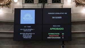 Es ley el aborto voluntario en Argentina