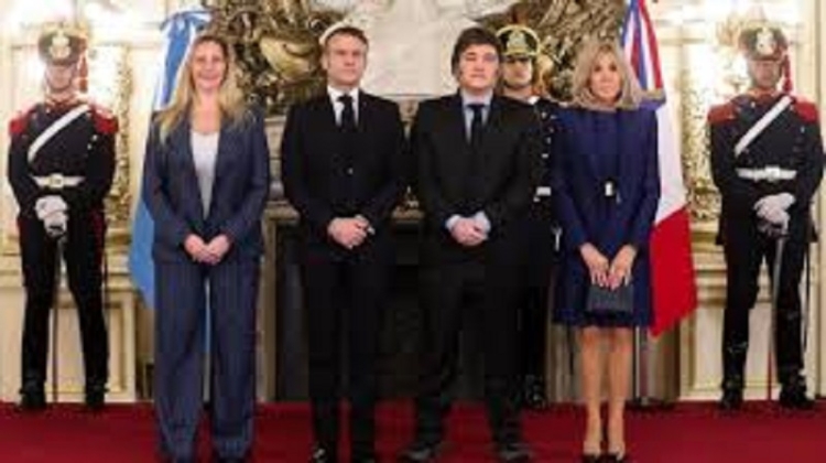Macron defiende a los agricultores franceses en su reuni&oacute;n con Milei