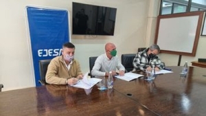 FNE. Firma de convenio entre el Ente Aut&aacute;rquico y EJESA
