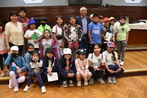 Alumnos de la escuela el labrador de Monterrico visitaron la legislatura