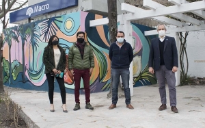 Nuevo mural en el acceso al Concejo Deliberante