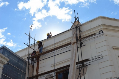 Patrimonio arquitect&oacute;nico. Plan Integral para el Teatro Mitre: primera etapa de obras