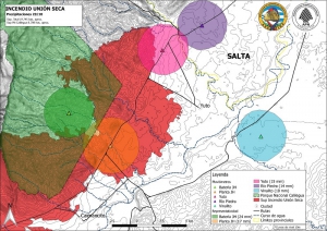 Dos incendios forestales fueron contenidos. Mientras que el &ldquo;uni&oacute;n seca&rdquo; sigue activo