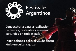 Primera convocatoria de "Festivales Argentinos"