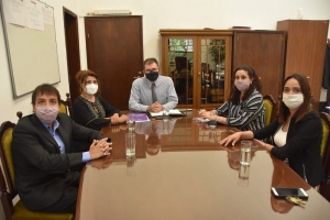 Reuni&oacute;n en la legislatura por la Ley Micaela