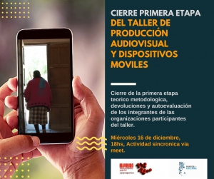 Finaliza la primera etapa del taller &ldquo;Producci&oacute;n Audiovisual, dispositivos m&oacute;viles y trabajo colaborativo"