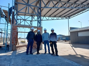 Giacoppo recorri&oacute; obras de la zona franca de perico