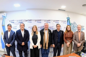 El vicegobernador Alberto Bernis, electo vicepresidente del FOVIRA
