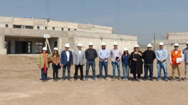 Jueces visitaron la obra del nuevo Complejo Penitenciario en Chalic&aacute;n