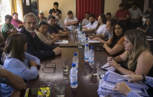 Ediles recibieron al secretario general de choferes y camiones, jorge rodr&iacute;guez