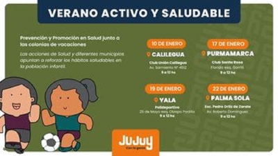 Inician las actividades de "Verano Activo y Saludable" junto a las colonias de vacaciones