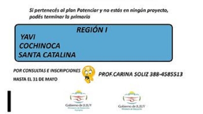 Terminalidad Educativa en el Plan Potenciar