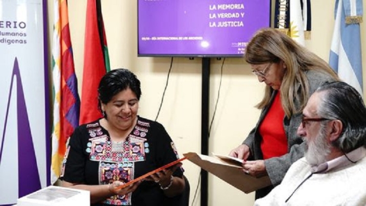 La ministra Sarapura encabez&oacute; el lanzamiento del Programa Provincial para la Memoria, la Verdad y la Justicia