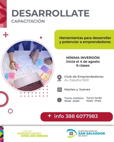El Club de Emprendedores iniciar&aacute; una nueva edici&oacute;n del &ldquo;Desarrollate&rdquo;