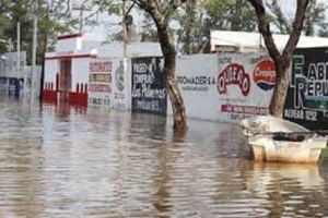 Unas 550 personas fueron evacuadas en Concordia por la crecida del r&iacute;o Uruguay
