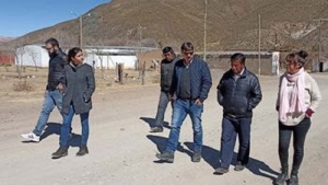 Autoridades del Ministerio de Gobierno se reunieron con el Comisionado Municipal de Palca de Aparzo