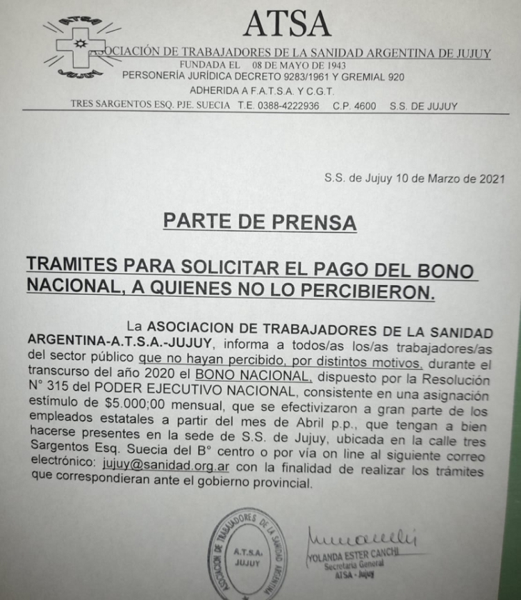 TRAMITES PARA SOLICITAR EL PAGO DEL BONO  NACIONAL, A QUIENES NO LO PERCIBIERON.