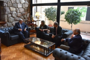 El vicegobernador recibi&oacute; el saludo de autoridades de la federaci&oacute;n de consejos de ciencias econ&oacute;micas