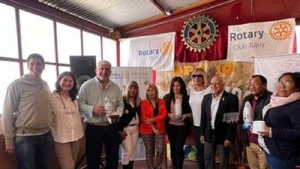 Agrot&eacute;cnica N&deg; 10 de Hornillos recibi&oacute; Estaci&oacute;n Meteorol&oacute;gica del Rotary