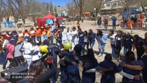 La Quiaca: Prevenci&oacute;n de la violencia en la marat&oacute;n "#MEHACEBIEN"