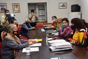 La comisi&oacute;n de salud se reuni&oacute; con unidos por la salud