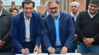 Gobierno y municipio rubricaron convenio para pavimentar la avenida Pachamama de Palpal&aacute;