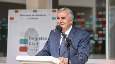 Morales inaugur&oacute; el nuevo edificio del Registro Civil de San Pedro