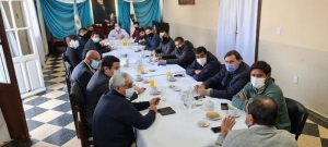 Reuni&oacute;n de seguridad con intendentes del departamento Ledesma
