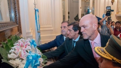 Sadir presidi&oacute; acto por el 211 aniversario de la Reconquista y Regreso a Jujuy