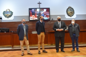 El vicegobernador recibi&oacute; a j&oacute;venes que participan del programa federal de formaci&oacute;n &ldquo;gesti&oacute;n para el desarrollo&rdquo;