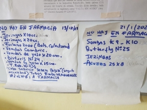 Denuncias por estado del hospital