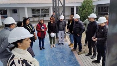 Misi&oacute;n de BCIE recorri&oacute; obras en escuelas del interior