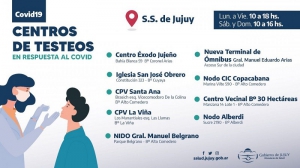 Se traslad&oacute; Centro de Testeo a 30 Hect&aacute;reas de Alto Comedero