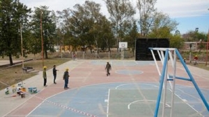 Palpal&aacute;: 90% de avance en las obras en la Asociaci&oacute;n de B&aacute;squet, en barrio Santa B&aacute;rbara
