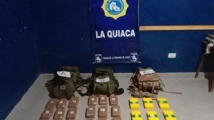 Incautan m&aacute;s de 30 kilos de coca&iacute;na en Tumbaya