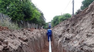 Avance del 80% en la instalaci&oacute;n de red cloacal para barrio "El Tri&aacute;ngulo" De Yuto