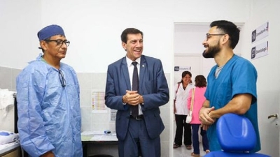 Sadir destac&oacute; "la gran red de atenci&oacute;n del sistema de salud"