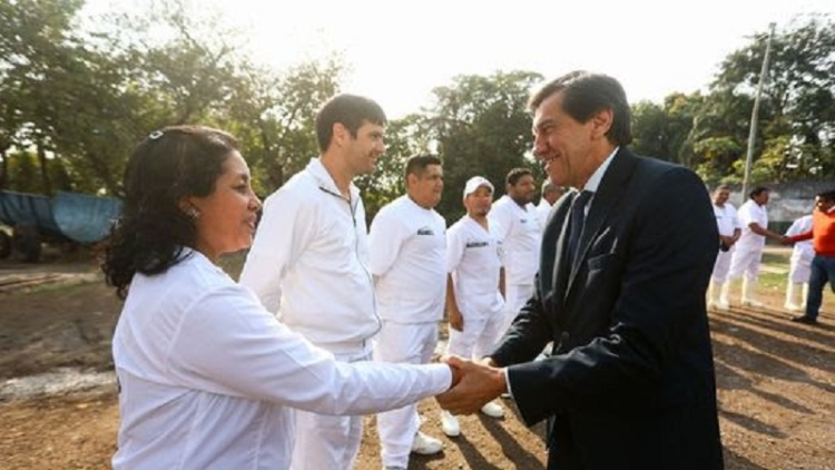 Sadir inaugur&oacute; obras de pavimento en Fraile Pintado
