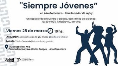 Alto Comedero recibe la alegr&iacute;a y diversi&oacute;n del Ciclo "Siempre J&oacute;venes"
