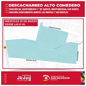 Nuevo operativo de descacharreo B&deg; Alto Comedero