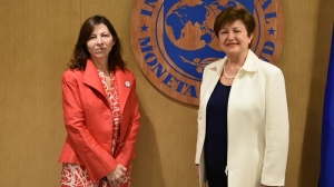 Georgieva calific&oacute; de "reuni&oacute;n productiva" al encuentro que mantuvo con Batakis