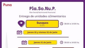 Comer en Casa: Entregar&aacute;n unidades alimentarias en Susques