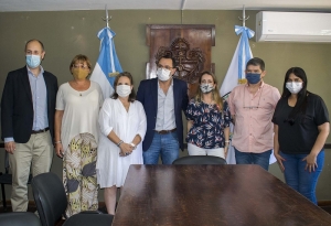 Concejales recibieron a autoridades del Centro Vecinal de Bajo la Vi&ntilde;a