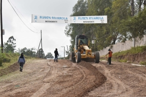 Palpal&aacute;: importante progreso en la obra de pavimentaci&oacute;n en avenida san Mart&iacute;n del b&ordm; Belgrano