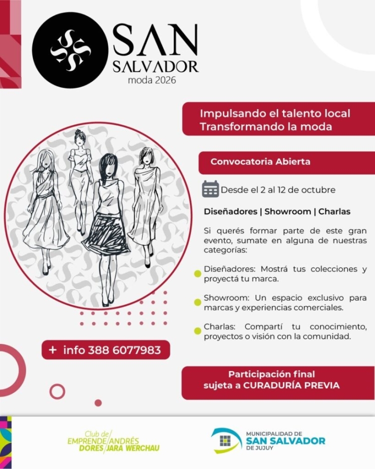 San Salvador Moda: abren la convocatoria para nuevos dise&ntilde;adores