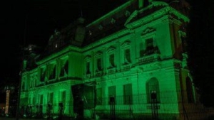Jujuy ilumina de verde la Casa de Gobierno en el marco de la semana de la sostenibilidad