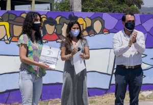 Concejales entregaron la minuta que declara de interes municipal el &ldquo;programa murales que hablan&rdquo;
