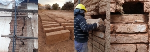 Avanza la obra que devolver&aacute; a la iglesia de Uqu&iacute;a seguridad estructural